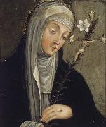 unknow artist St.Catherine of Siena France oil painting artist